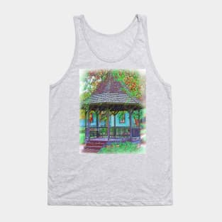 The Victorian Gazebo Sketched Tank Top